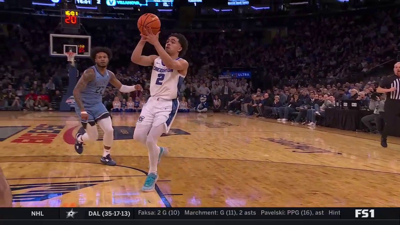 Creighton's Ryan Nembhard, Ryan Kalkbrenner connect for SICK alley-oop jam against Villanova