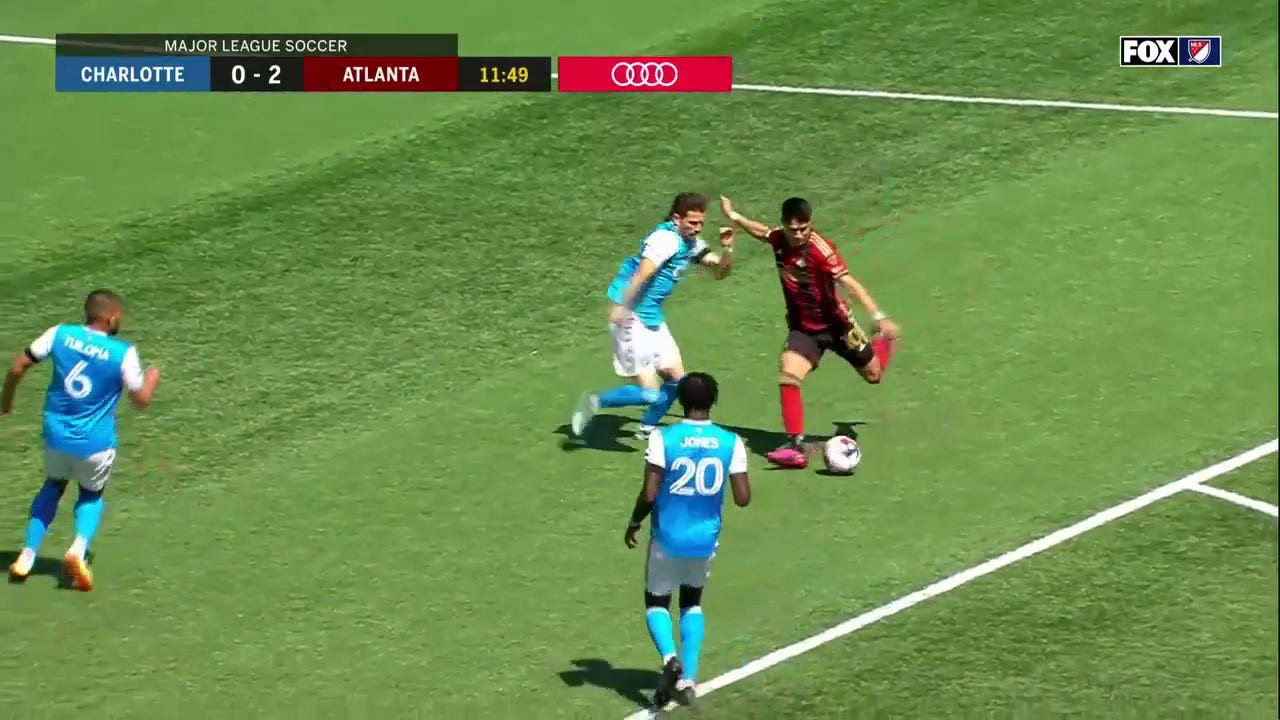 Atlanta United's Luiz Araújo scores a CLINICAL goal to grab an early 2-0 lead against Charlotte FC