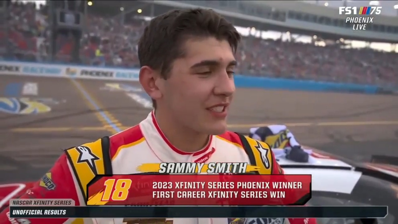 'It's a dream come true' — Sammy Smith on winning the United Rentals 200 at Phoenix
