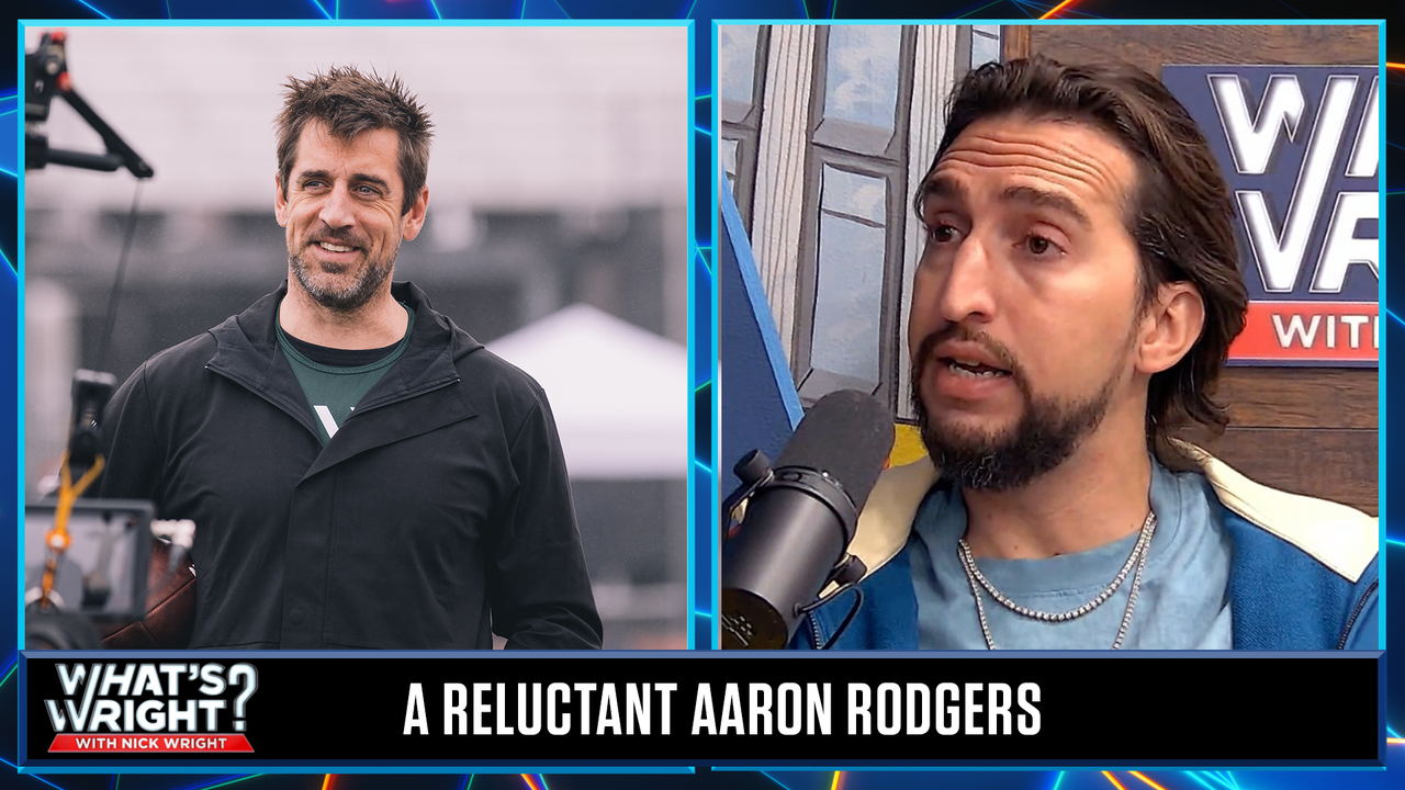 Nick reveals the problem with Aaron Rodgers dragging his feet on Jets deal | What's Wright? Nick reveals the problem with Aaron Rodgers dragging his feet on Jets deal | What's Wright?