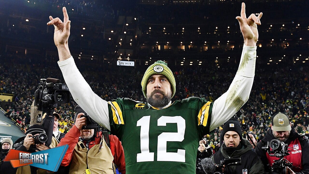 Aaron Rodgers gives Jets a wish-list of free agents he'd like them to sign | FIRST THINGS FIRST