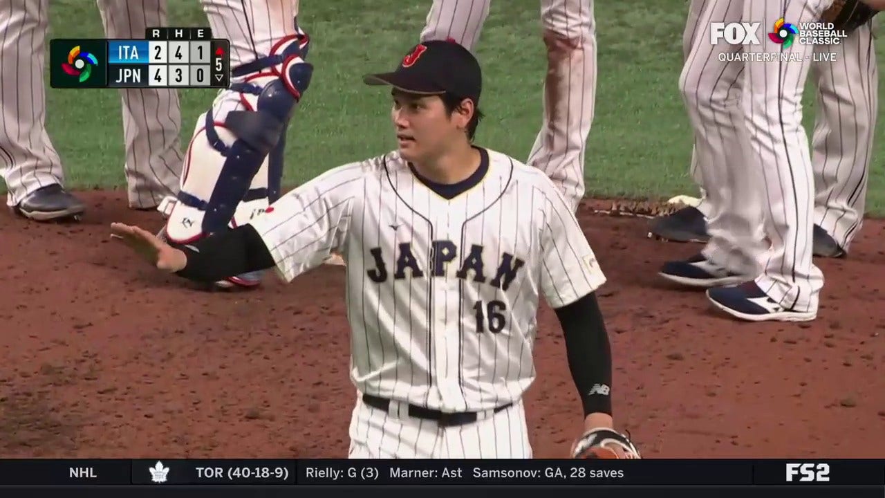 Dominic Fletcher hits a CLUTCH two-run single for Italy, knocking Japans Shohei Ohtani out of the game FOX Sports