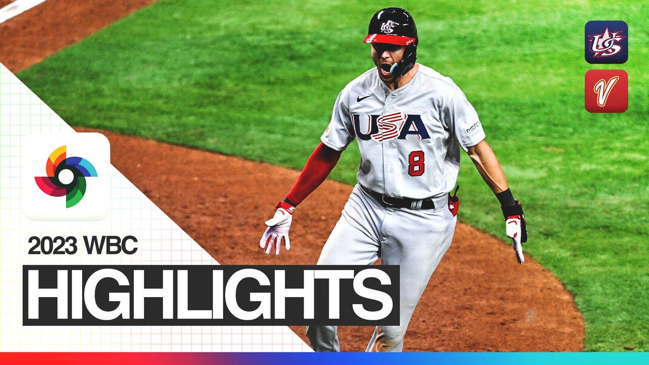 USA vs Venezuela Highlights | 2023 Baseball Classic | FOX Sports