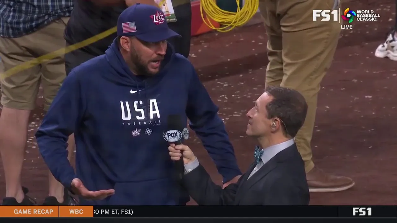 'It's as wild as an environment I've ever pitched in' - Adam Wainwright reflects on his semifinal win for USA