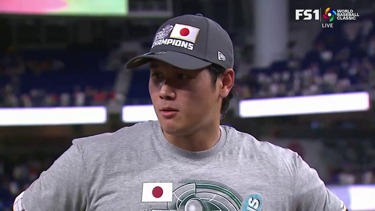 Where to buy Japan, Shohei Ohtani World Baseball Classic Champion
