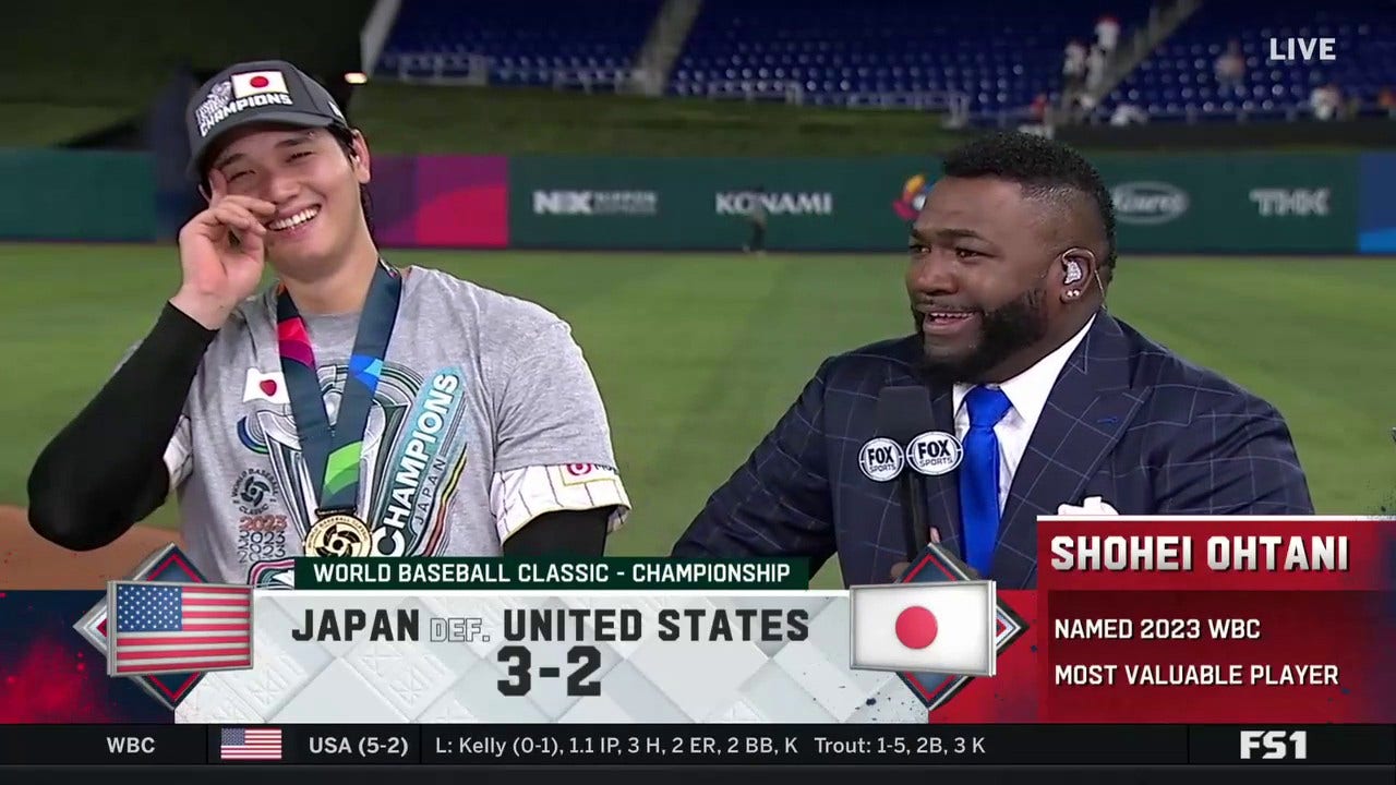 Shohei Ohtani Strikes Out Mike Trout to Lead Japan to WBC Title
