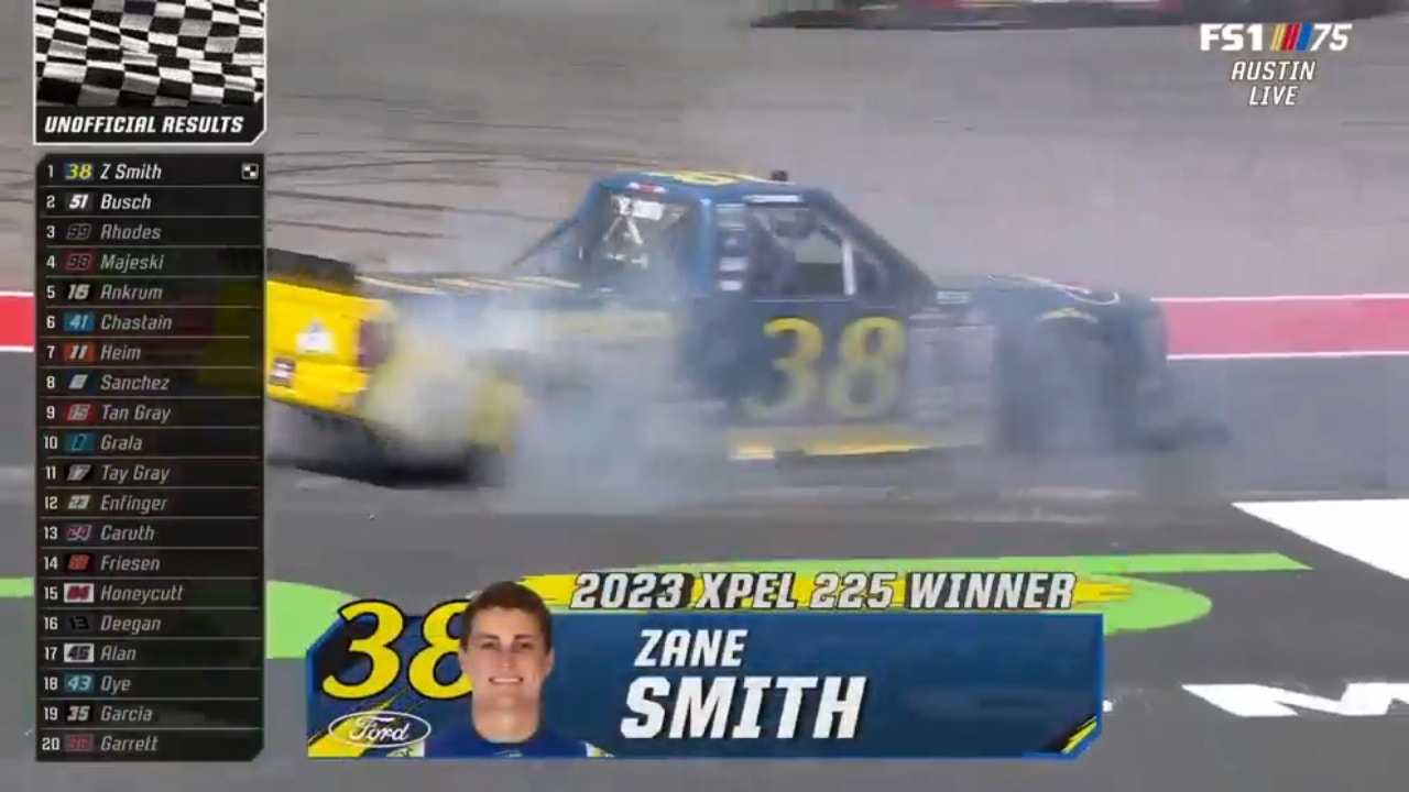 Zane Smith goes back-to-back at the 2023 Truck Series XPEL 225 at COTA