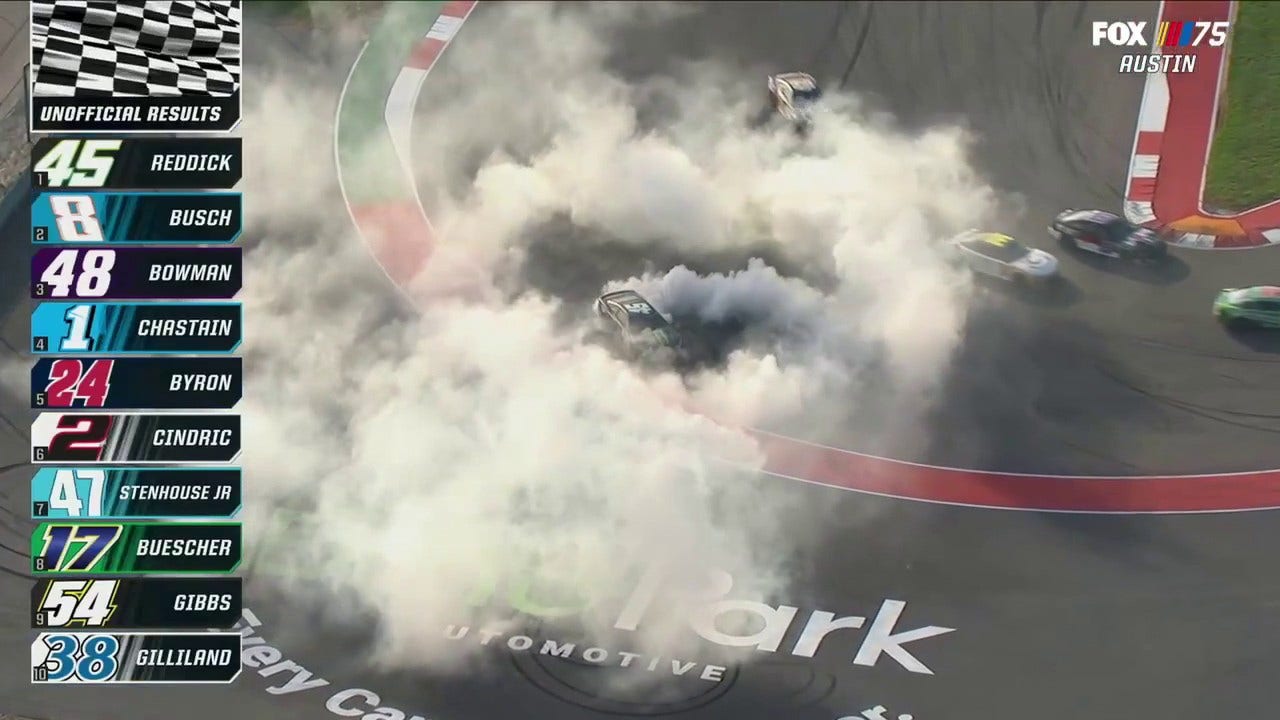 Tyler Reddick on his crash going into the finish line and only being two  points behind the cutoff in the Yellawood 500