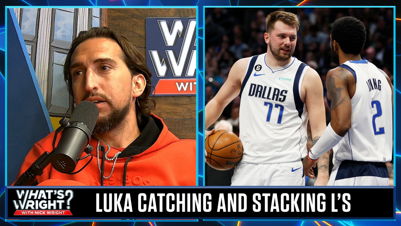 Nick cannot put Mavs struggles all on Kyrie Irving, time for Luka Dončić blame? | What's Wright?