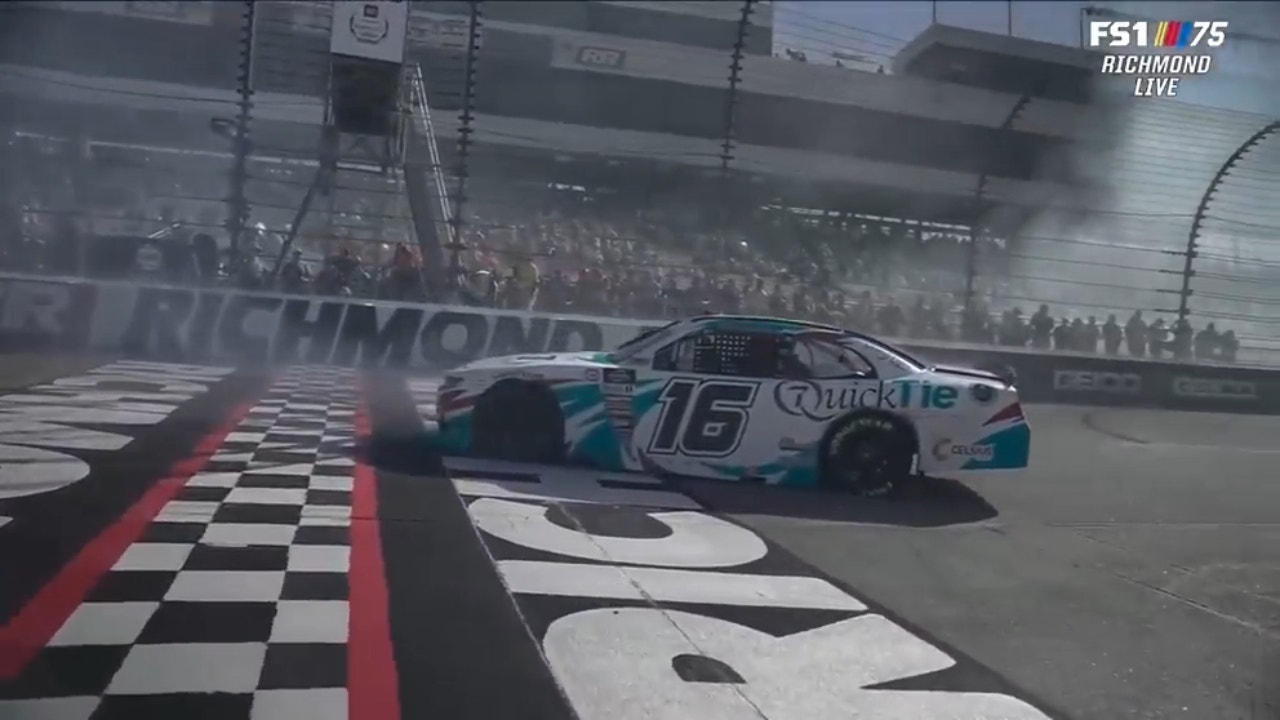 FINAL LAP: Chandler Smith picks up his first career victory in Richmond at the Xfinity TOYOTACARE 250