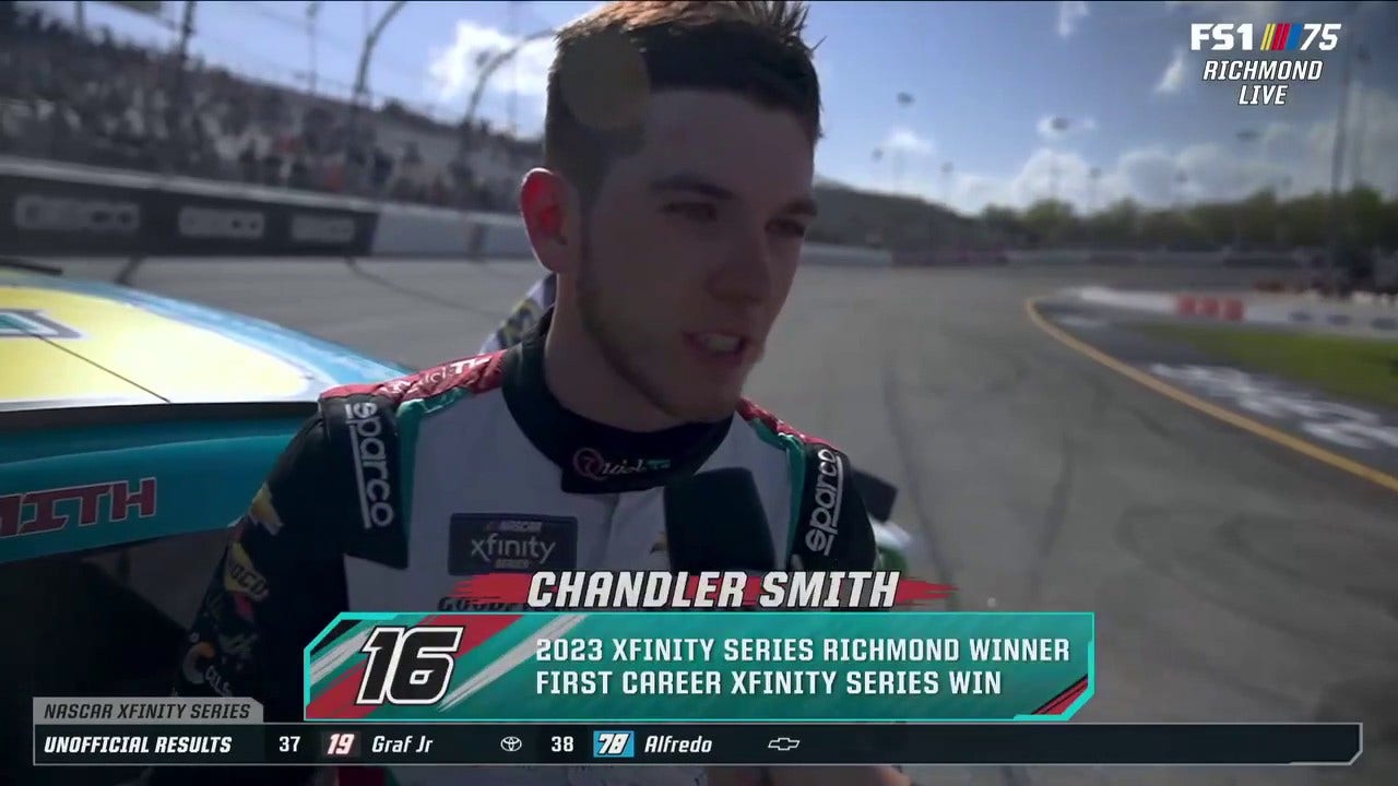 Chandler Smith on winning his first career Xfinity series race in Richmond FOX Sports