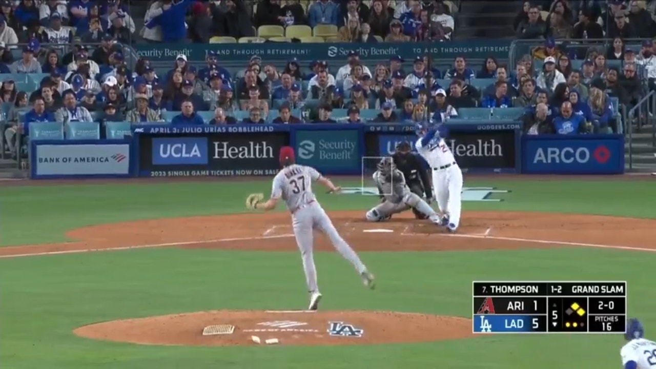 Trayce Thompson belts ANOTHER homer, extends Dodgers' lead over Diamondbacks