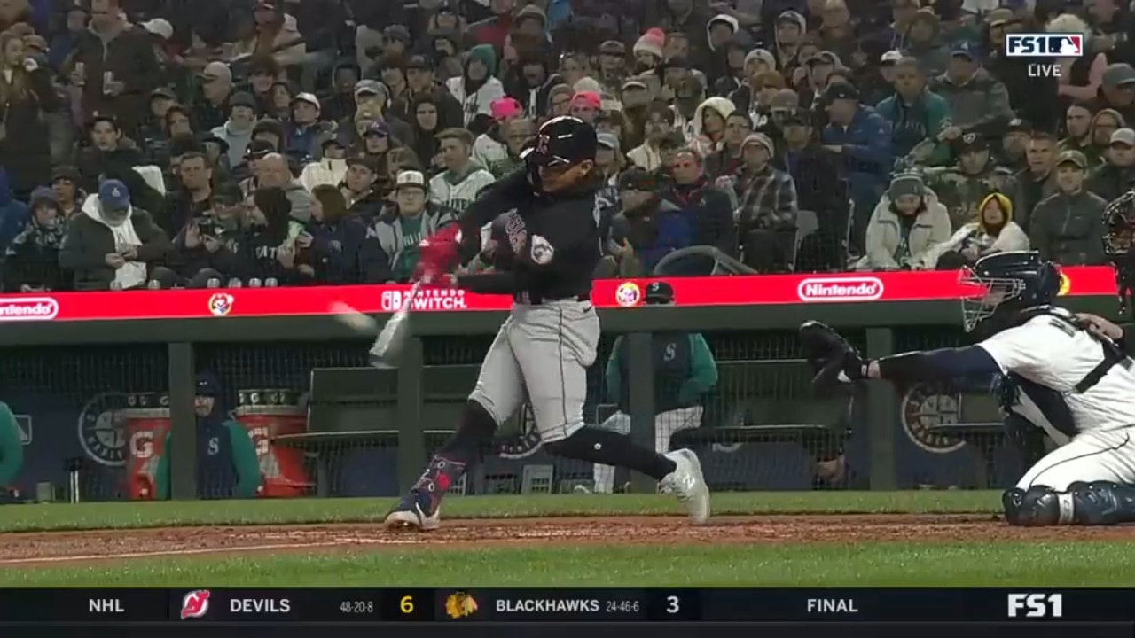 Cleveland's Andrés Giménez goes yard, extends Guardians' lead over Mariners