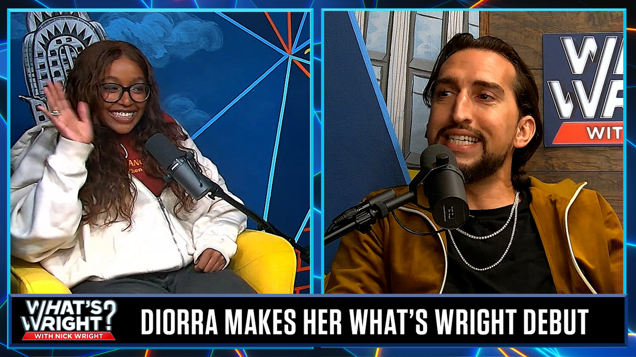 Nick's daughter Diorra makes her What's Wright debut