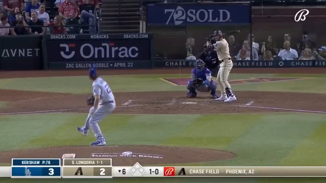 Diamondbacks' Evan Longoria and Corbin Carroll hit back-to-back homers in the sixth inning to take a 4-3 lead