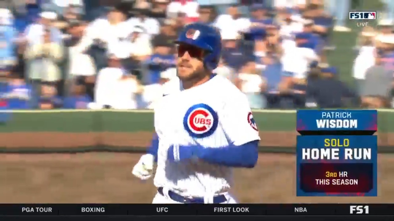 Patrick Wisdom drives a solo homer to left field, Cubs take 3-1 lead over the Rangers