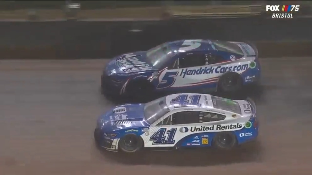 Kyle Larson's NASAR Food City Dirt Race cut short after costly collision with Ryan Preece