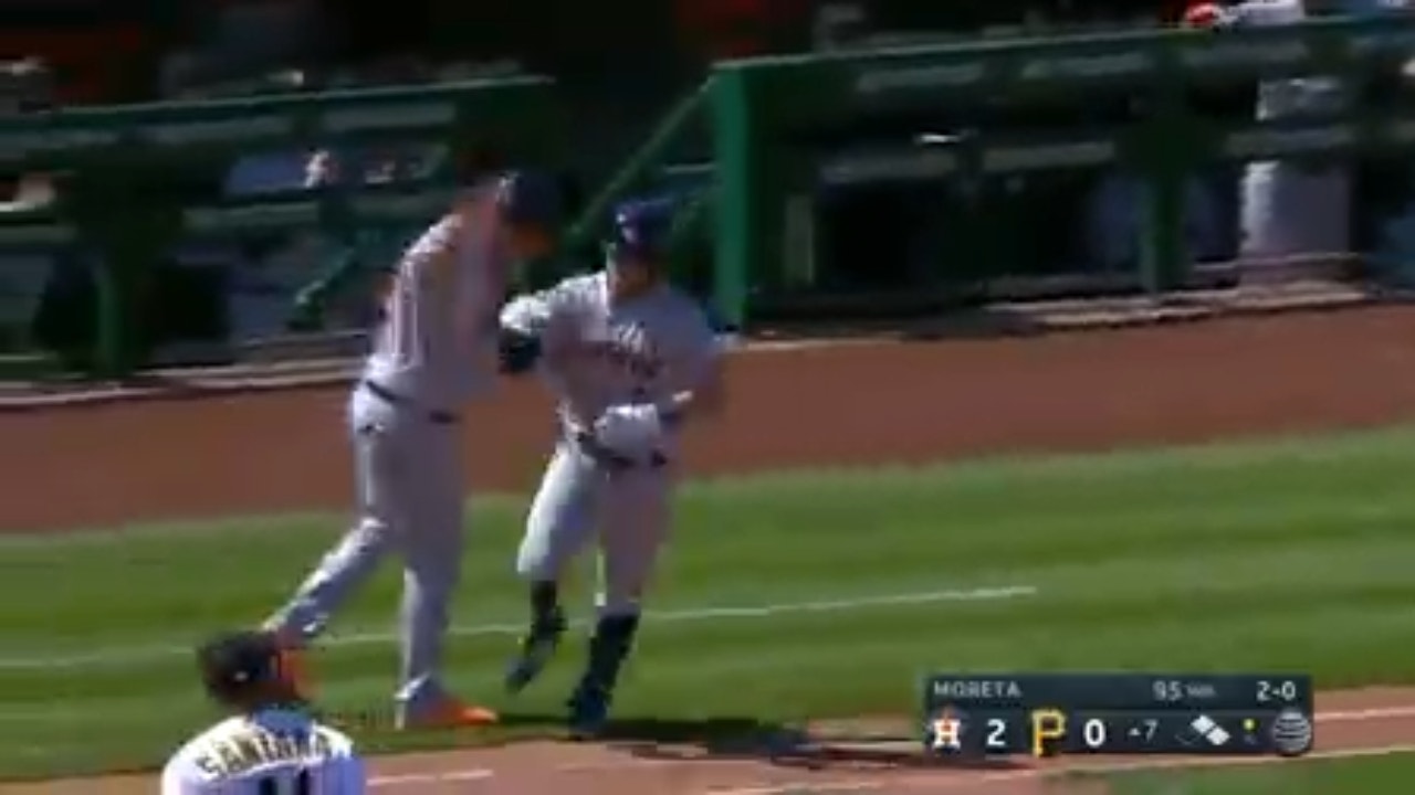 Alex Bregman crushes a home run to extend Astros' lead over Pirates