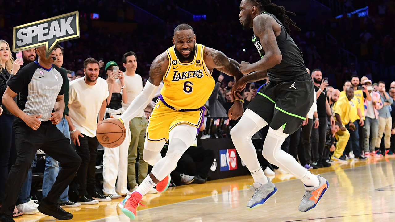 Impressed with LeBron’s performance in Lakers OT win over Timberwolves? | SPEAK