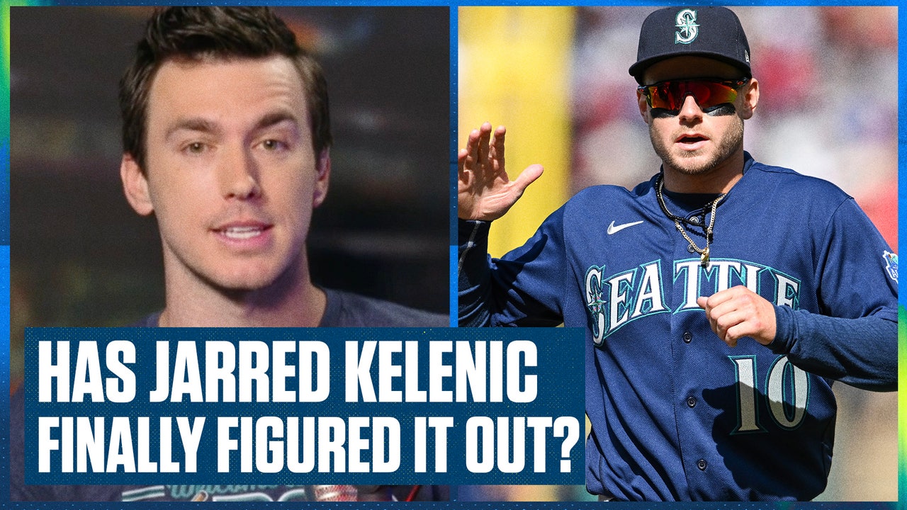 Jarred Kelenic in the Mariners Jersey