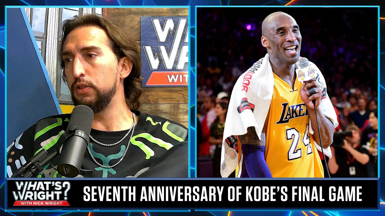 Nick reflects on seventh anniversary of Kobe Bryant's final NBA game | What's Wright?