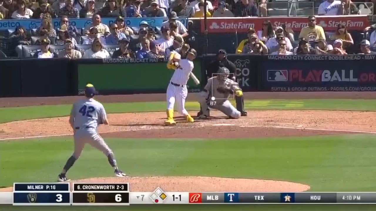 Padres' Jake Cronenworth muscles ANOTHER two-run blast for his first career multi-HR game