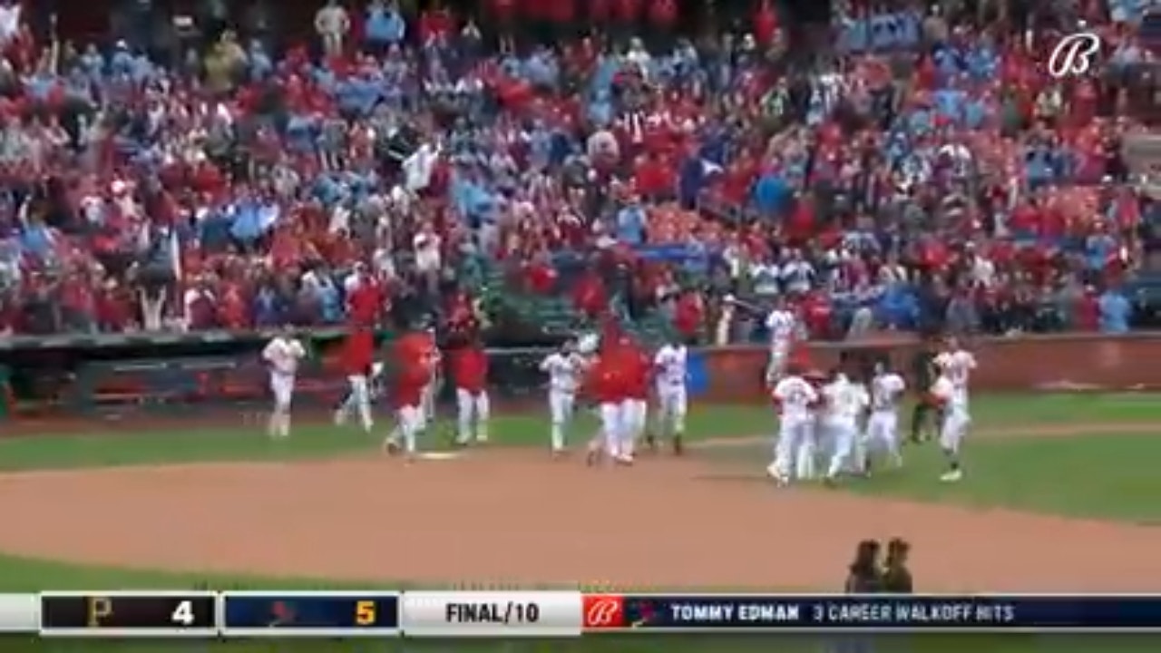 Tommy Edman's clutch singles gives the Cardinals a 5-4 win over the Pirates