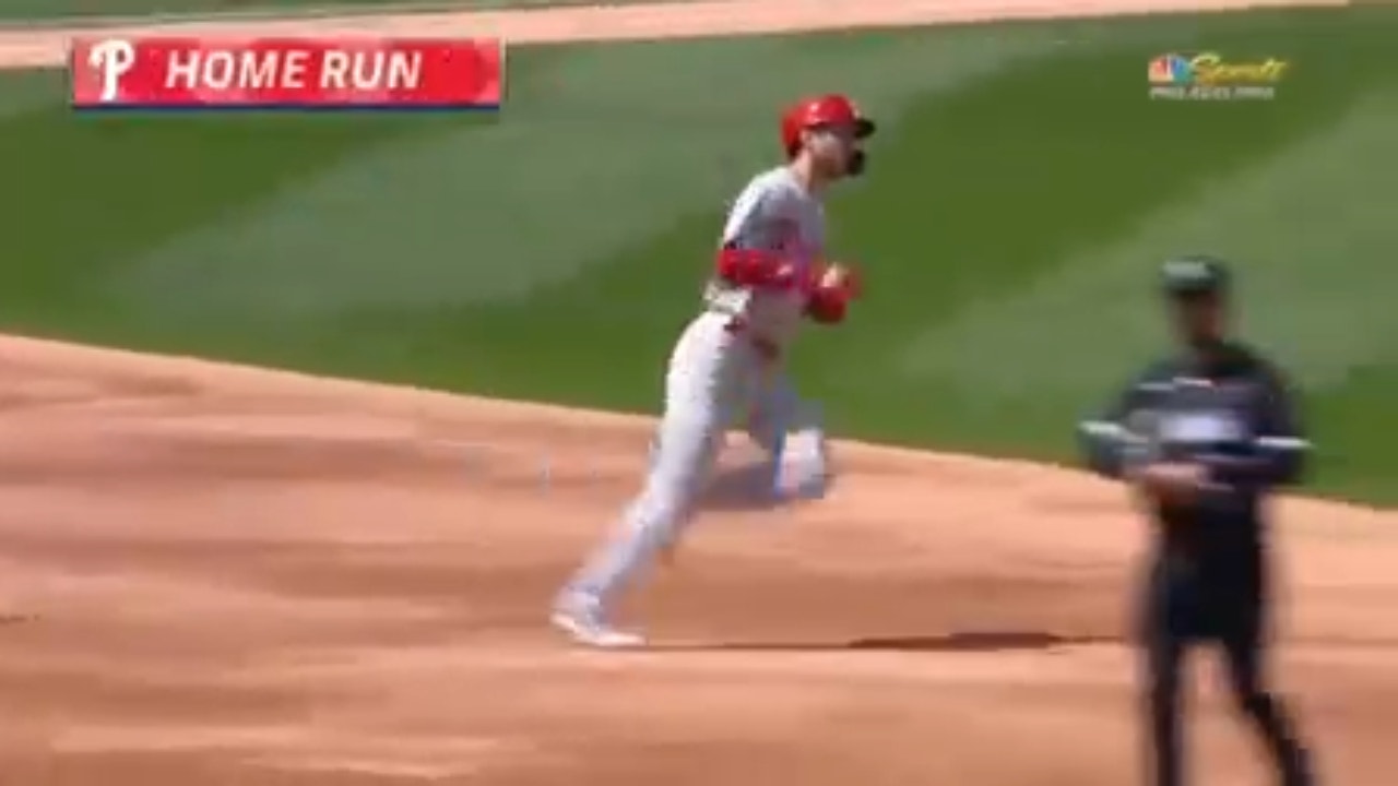 Trea Turner launches his first home run as a Phillie as they lead the White Sox early