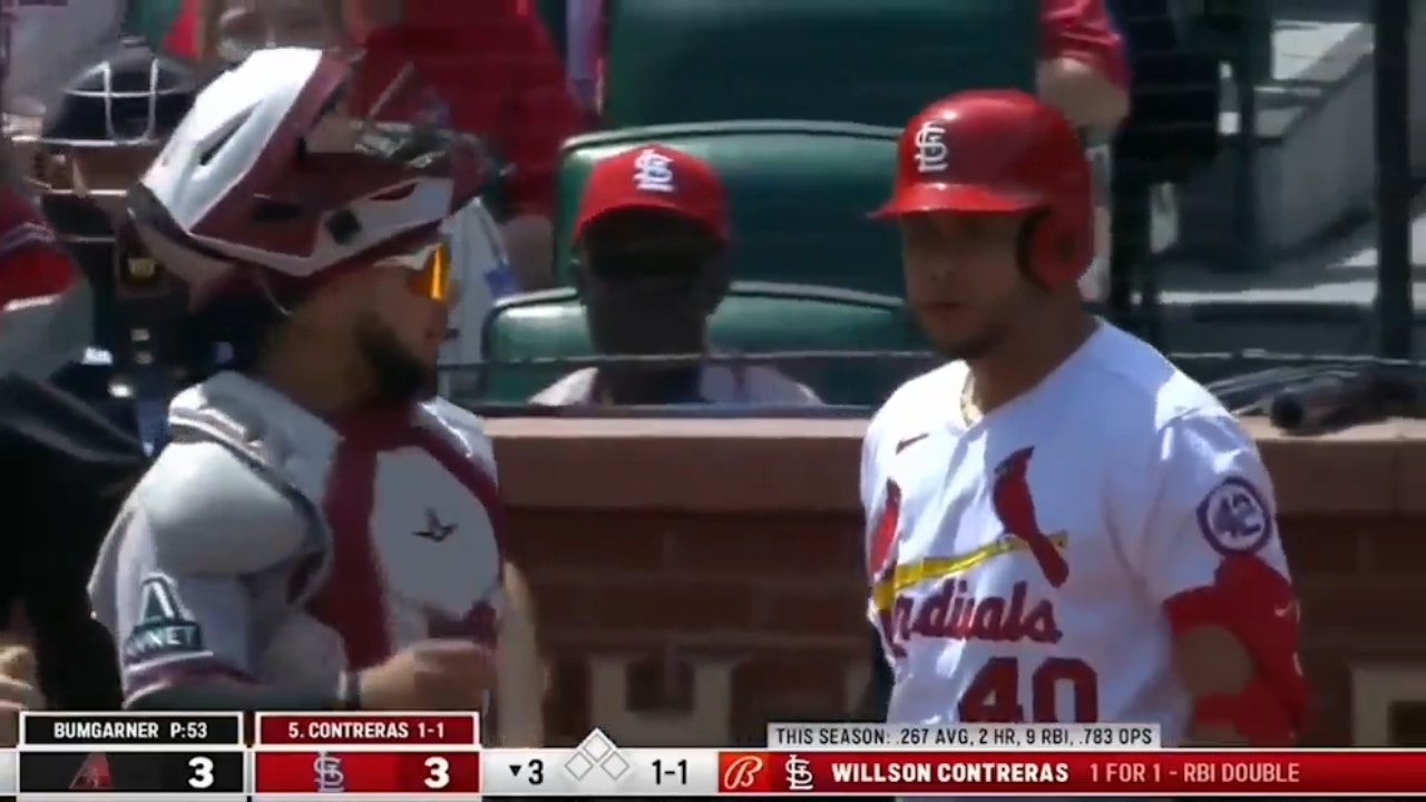 Tempers flare in St. Louis and then Tommy Edman hits a 3-run home run