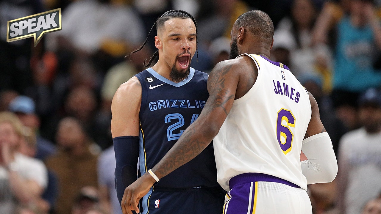 Dillon Brooks to LeBron in Game 2 win vs. Lakers: 'He's old .. I poke bears' | SPEAK