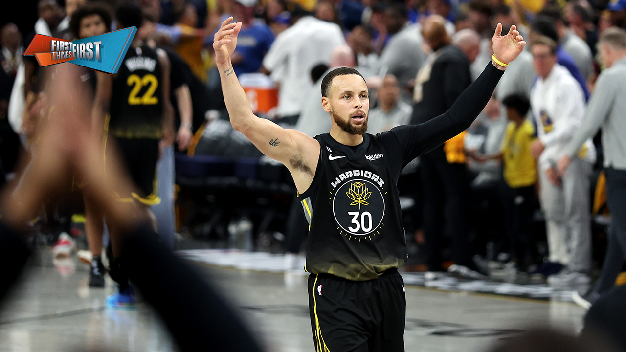Steph Curry & Draymond-less Warriors outplay Kings in Game 3 win | FIRST THINGS FIRST
