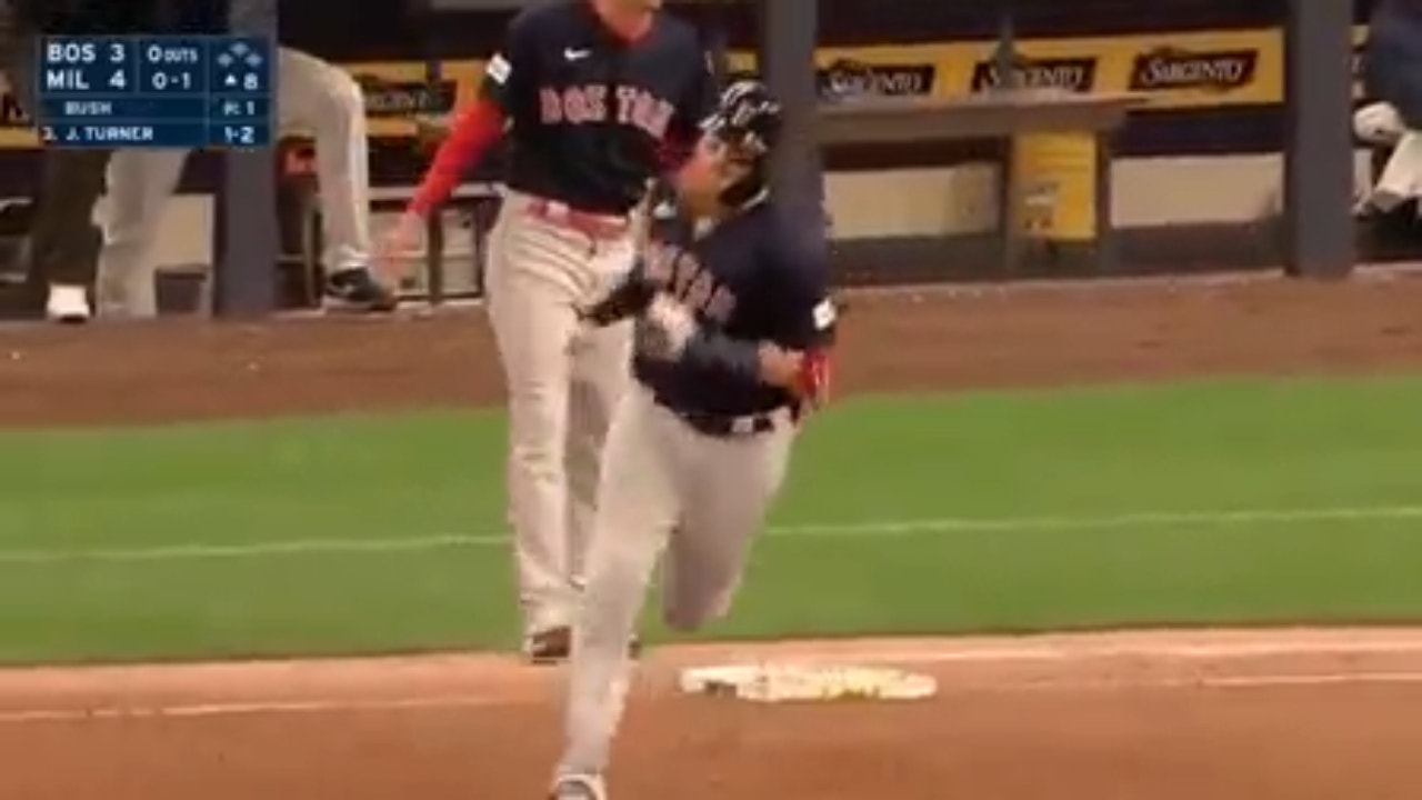 Red Sox's Justin Turner and Masataka Yoshida launch back-to-back home runs to take the lead against the Brewers