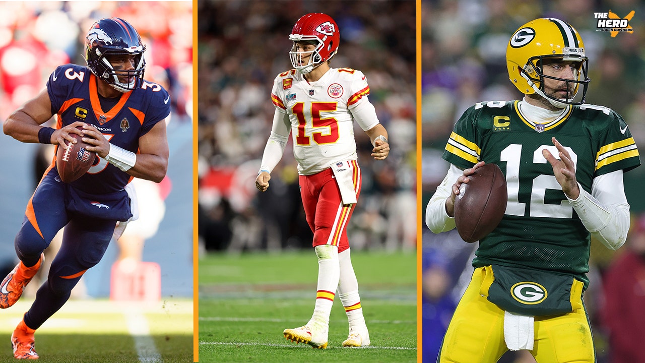 Patrick Mahomes, Josh Allen, Aaron Rodgers; the NFL's top 10