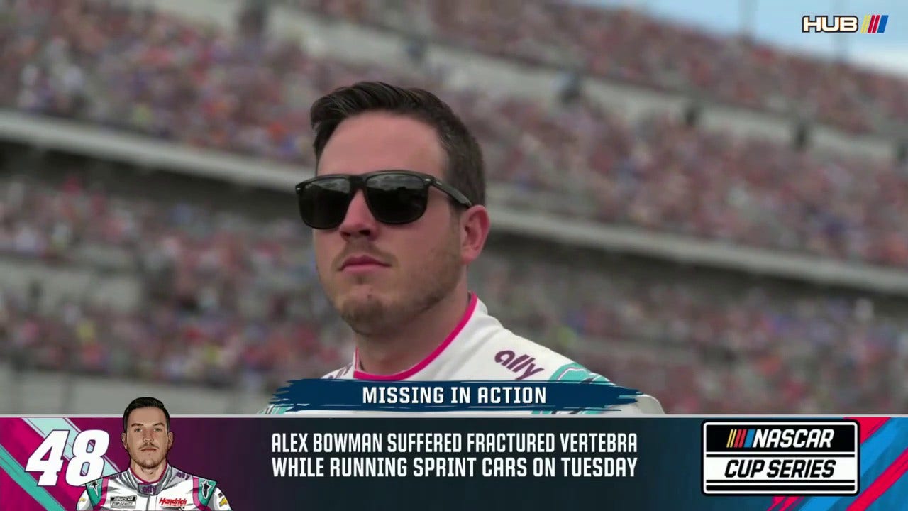 Alex Bowman suffers fractured vertebra, Josh Berry will race during absence | NASCAR Race Hub