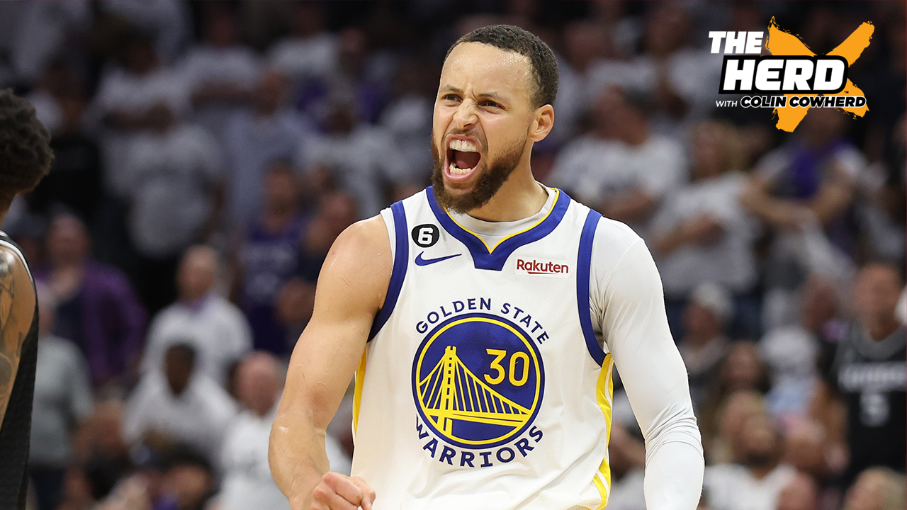 Steph Curry sets Game 7 record with 50 Pts in win vs. Kings | THE HERD