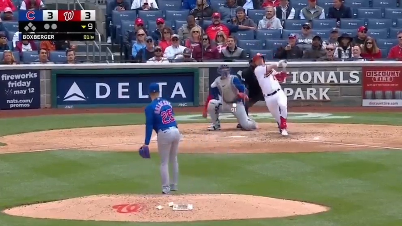 Nationals' Alex Call hits a walk-off homer to defeat the Cubs 4-3