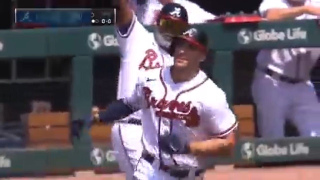 Matt Olson crushes a solo home run, giving the Braves an early lead vs. the Orioles
