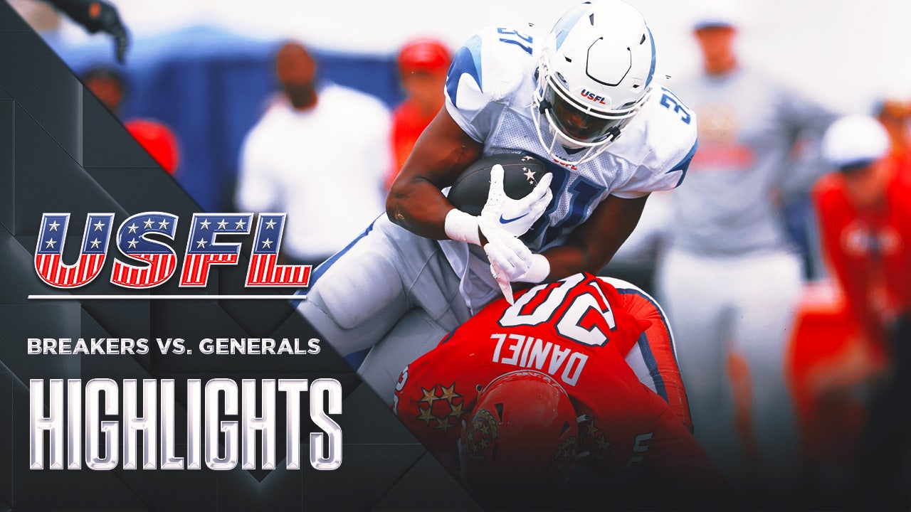 New Orleans Breakers vs New Jersey Generals Highlights | USFL