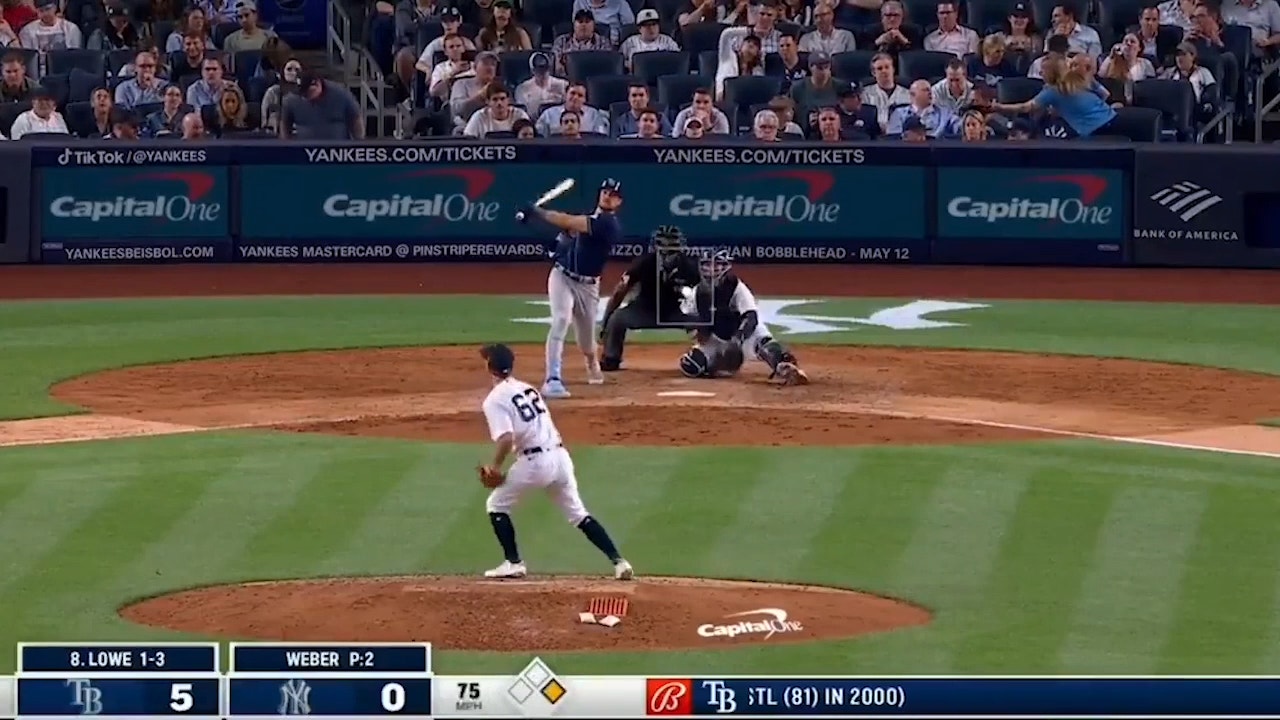 Rays Josh Lowe Crushes A Two Run Homer To Extend Lead Over The Yankees Bvm Sports