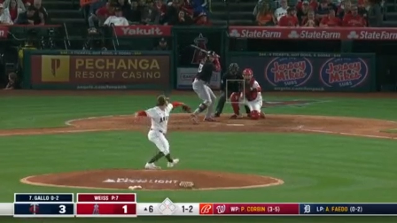 Joey Gallo cranks a solo home run to extend the Twins' lead over the Angels