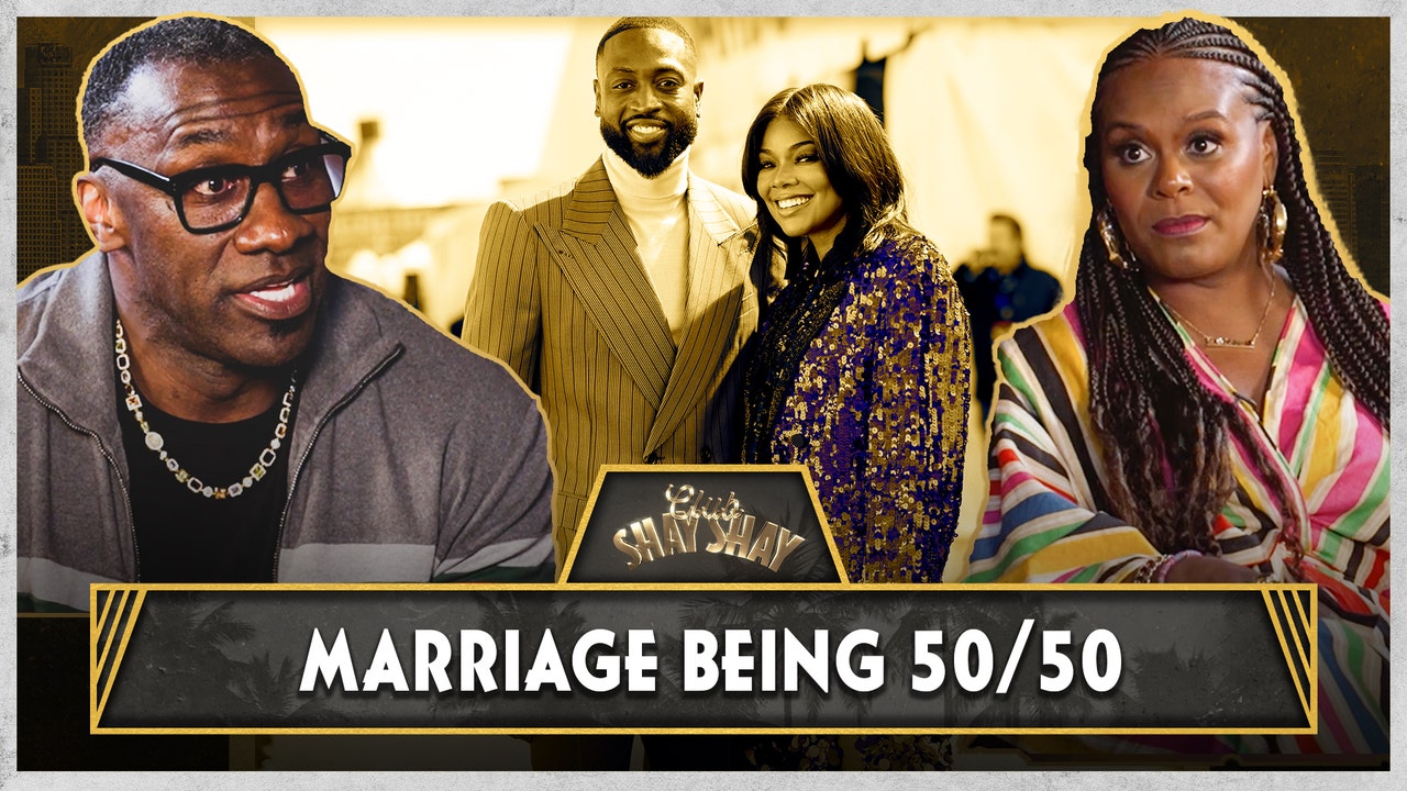 Tabitha Brown Reacts To Gabrielle Union & Dwyane Wade Marriage Being 50/50 | CLUB SHAY SHAY