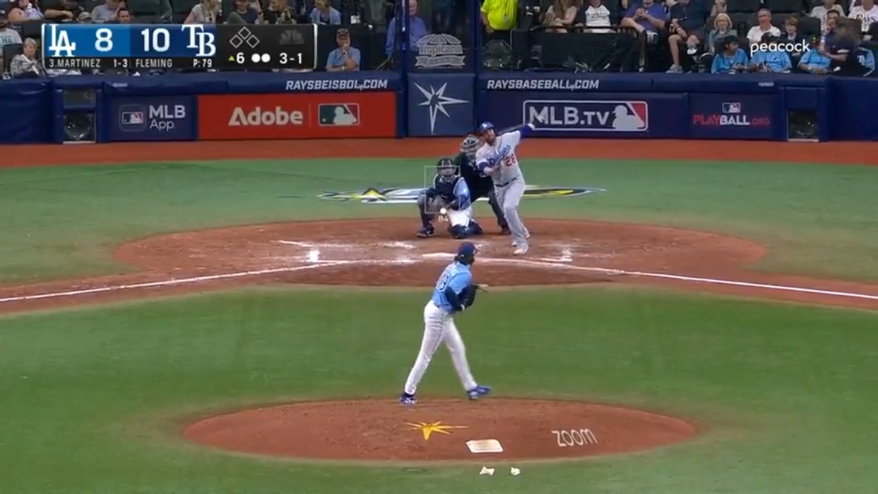 J.D. Martinez, Chris Taylor homer as Dodgers hit back-to-back homers for 2ND time against the Rays