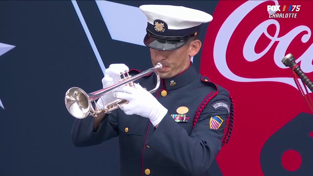 Memorial Day at Charlotte: Amazing Grace, Taps and the National Anthem | NASCAR on FOX