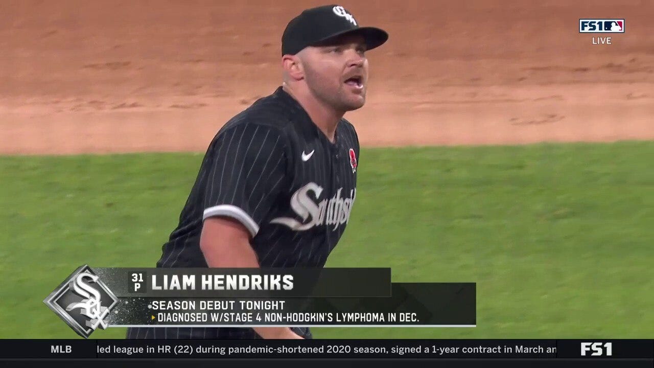 Liam Hendriks receives standing ovation in return to mound from White Sox crowd