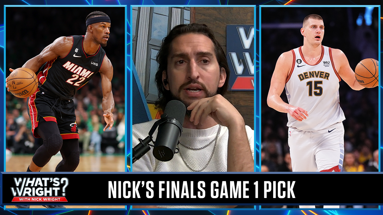 Will Miami draw dead in Game 1 of the Finals? Nick Wright thinks otherwise | What’s Wright?