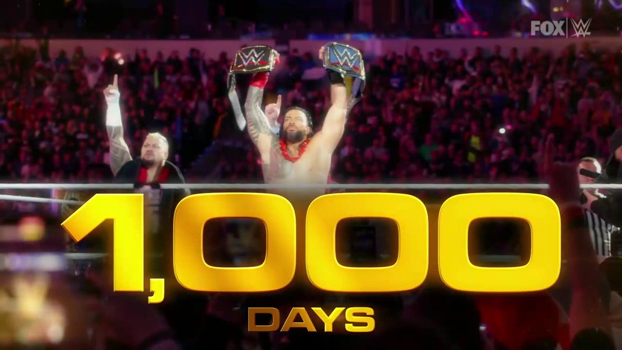 Roman Reigns' one-thousand-day reign as WWE Universal Champion | WWE on FOX
