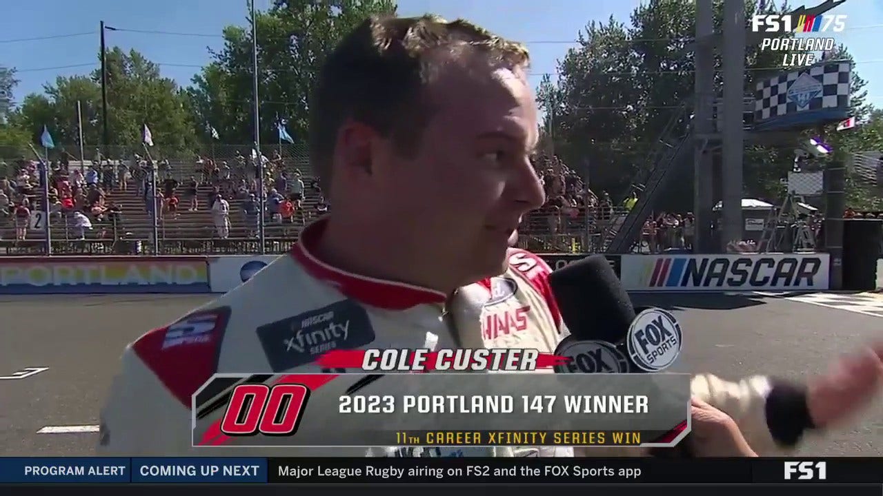 'I try not to make any mistakes!'— Cole Custer expresses his joy after Pacific Office Automation 147 victory
