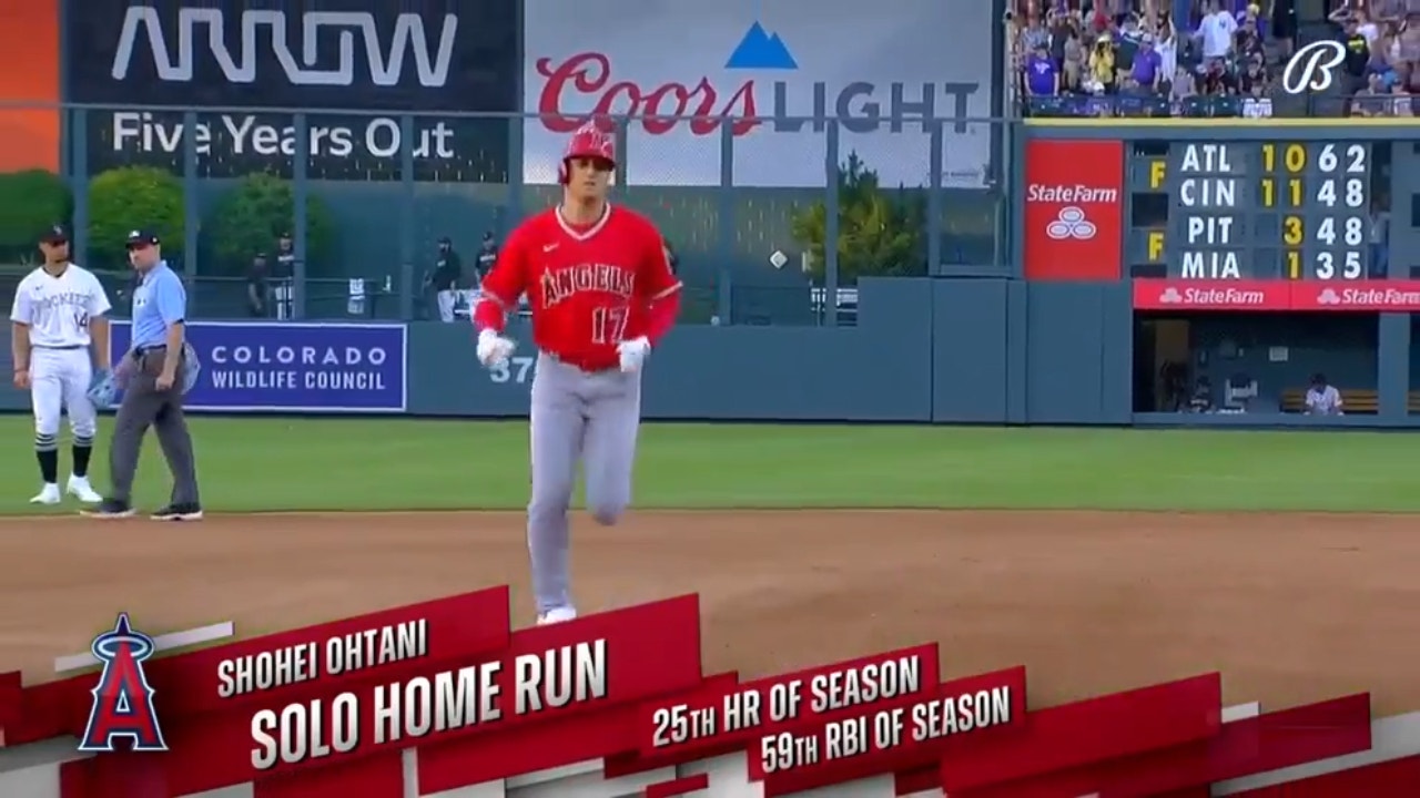 Shohei Ohtani returns to Coors Field as Los Angeles Angels & Mike Trout  take on the Colorado Rockies 