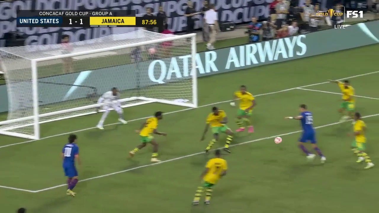 Brandon Vazquez's CLINICAL strike helps the USMNT equalize against Jamaica