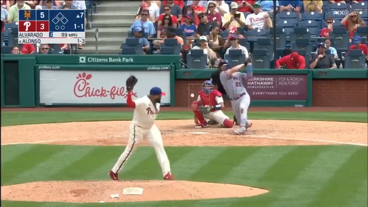 Mets' Pete Alonso goes oppo for his 24th homer of the season vs. the Phillies